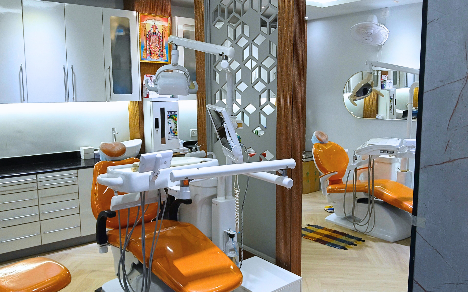 Two treatment bays at R S Dental Care